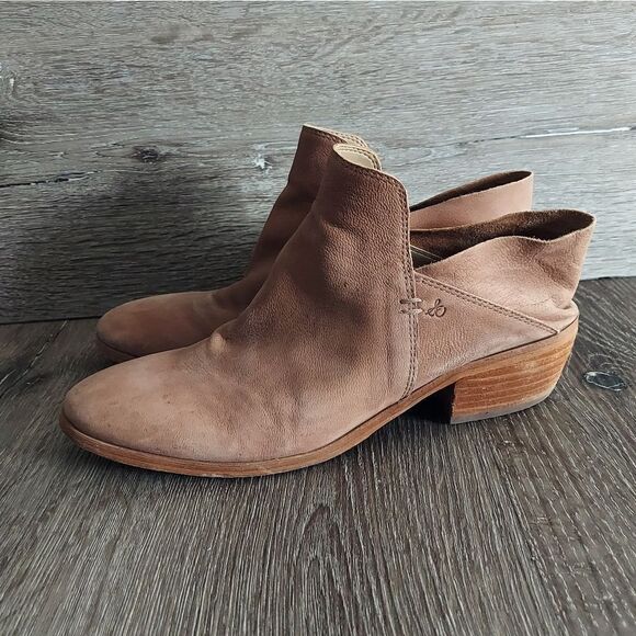 SAM EDELMAN Prentice Convertible Tan Ankle Boots Mules Size 8M - Picture 3 of 12